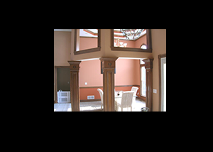 Home finish work example