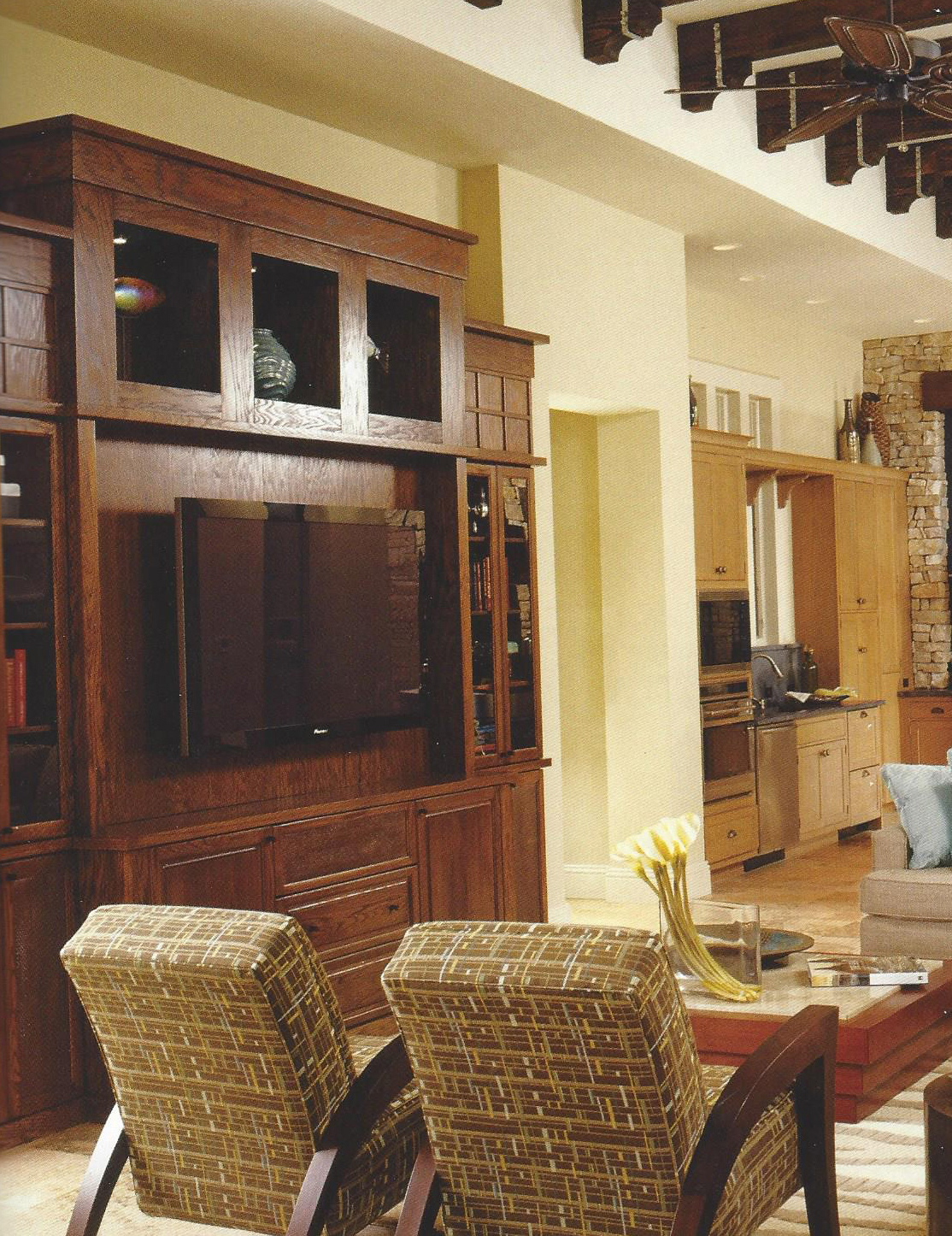 Finished cabinetry project