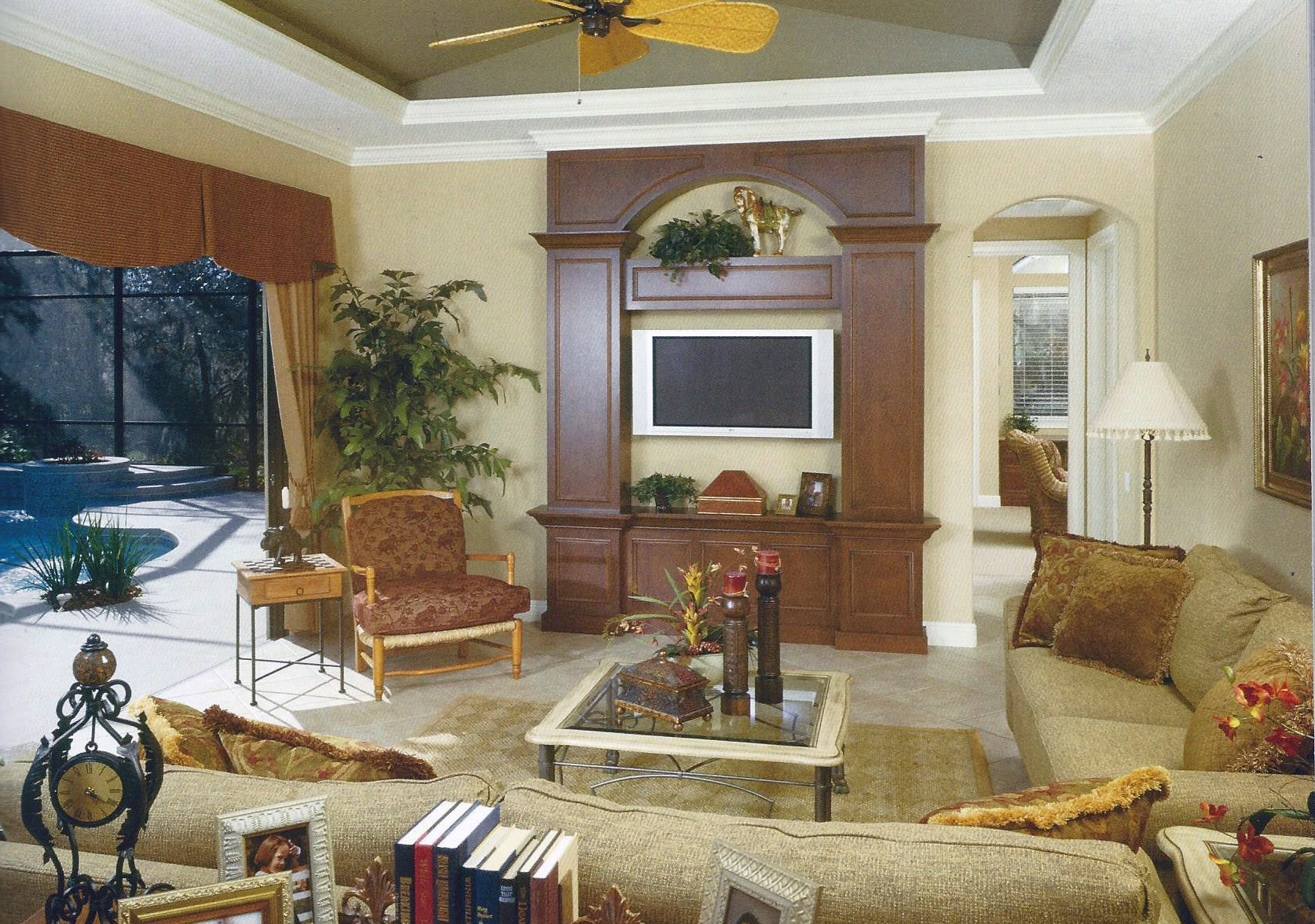 Cabinet storage detail