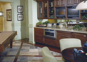 Custom cabinet installation